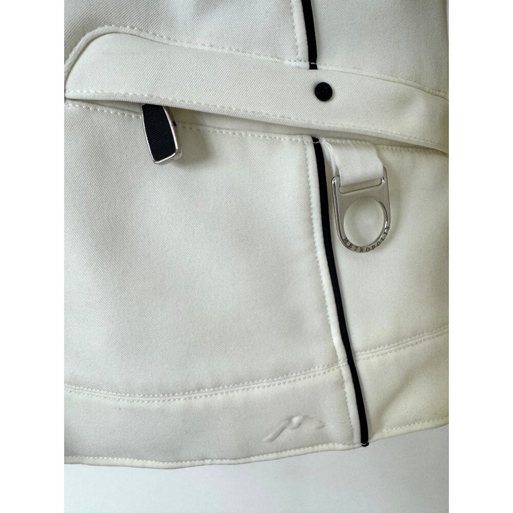Metropolis Off-White Fitted Jacket Couloir Ski Snowboard Winter‎ Coat Size 6 - Picture 7 of 14